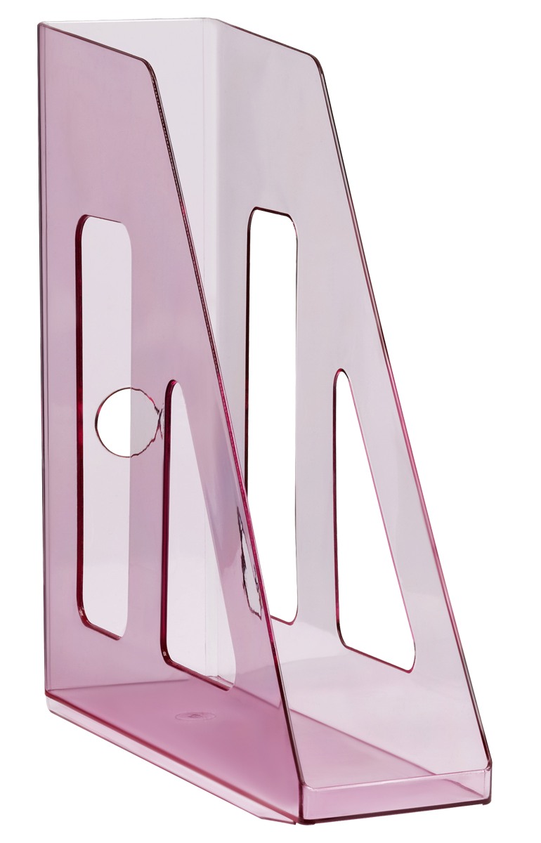 картинка Лоток для бумаг вертикальный 1 отдел, 253*250*70 мм, пластик, розовый, "Актив", СТАММ, ЛТВ-31100 от магазина Альфанит в Кунгуре