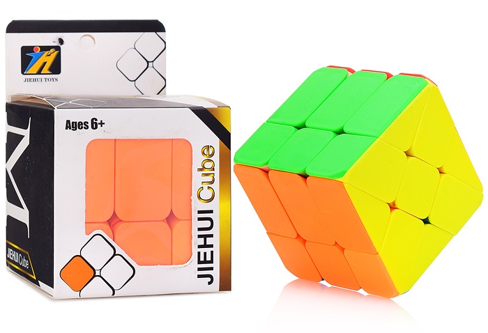 картинка Кубик-рубика 3 на 3, 6*6*6 см, в коробке, Cube, 687 от магазина Альфанит в Кунгуре