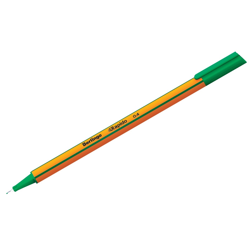 картинка Ручка капиллярная, 0,4 мм, зеленая, "Rapido", Berlingo, СК_40103 от магазина Альфанит в Кунгуре