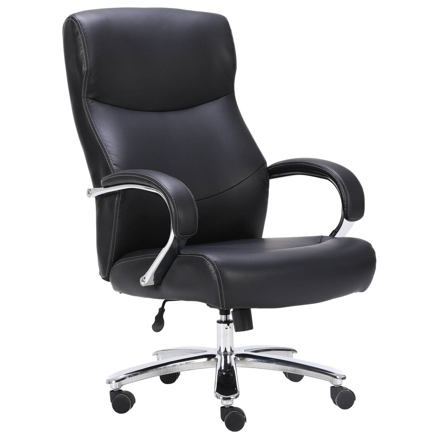 картинка Кресло офисное BRABIX "Total HD-006", до 180 кг, экокожа, черный, 531933 от магазина Альфанит в Кунгуре