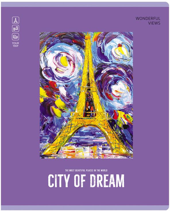 картинка Тетрадь 48 л, А5, линия, "City dream", BG, Т5ск48 11041 от магазина Альфанит в Кунгуре