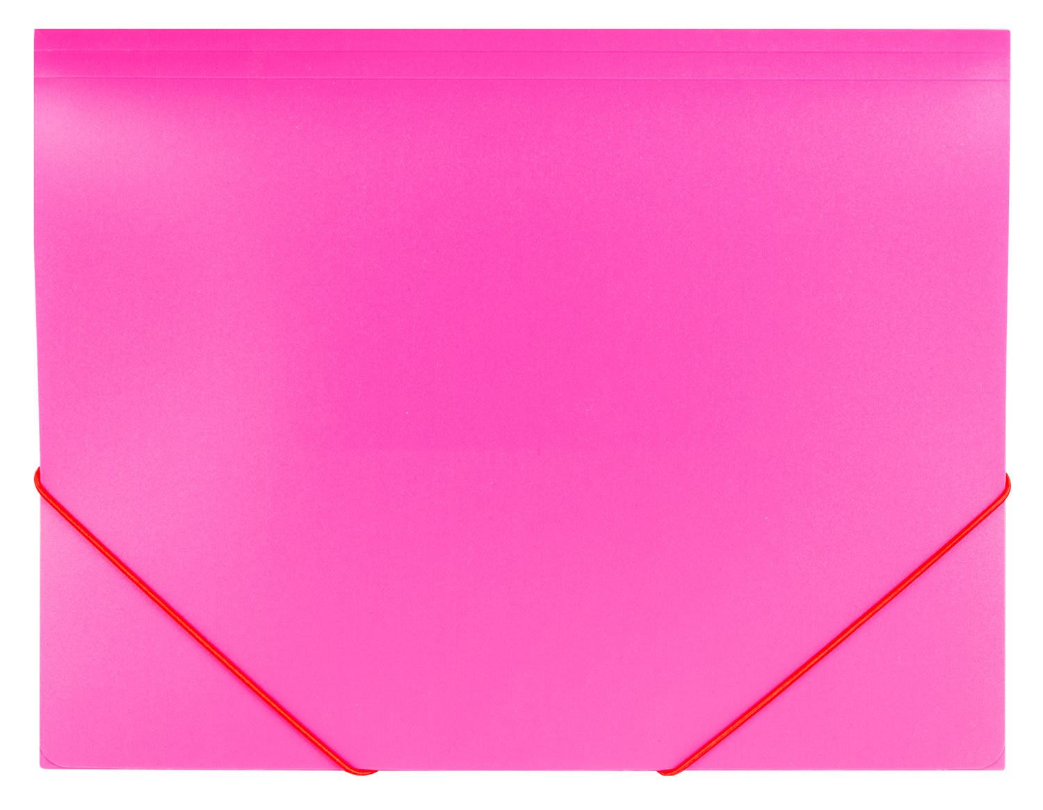 картинка Папка на резинке, А4, 500 мкм, до 300 л, пластик, розовый, "Office", BRAUBERG, 228083 от магазина Альфанит в Кунгуре
