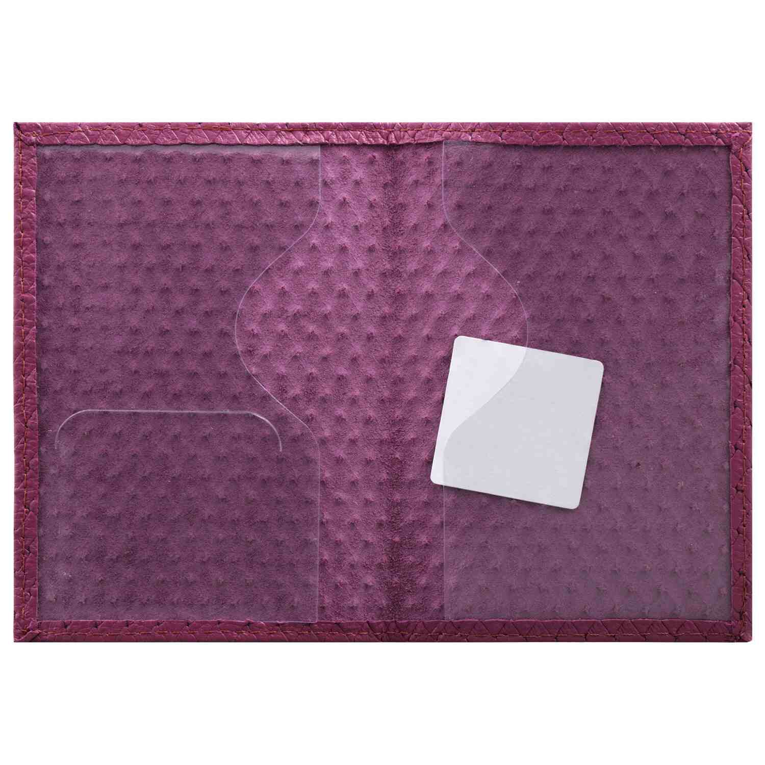картинка Обложка для паспорта, кожа натуральная, розовый, плетенка, "Passport", BRAUBERG, 237203 от магазина Альфанит в Кунгуре