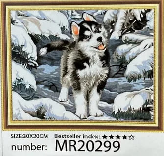 картинка Алмазная картина, 20*30 см, на подрамнике, полная выкладка, JS20299 от магазина Альфанит в Кунгуре