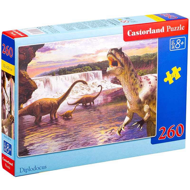 картинка Пазл 260 эл., "Динозавры", CastorLand, С-26616 от магазина Альфанит в Кунгуре