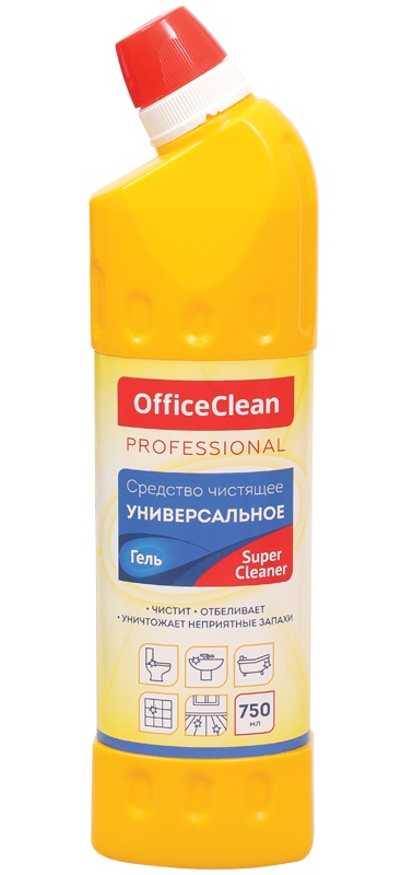картинка Средство чистящее универсальное, 750 мл, бутыль, "SuperCleaner", OfficeClean, 230206 от магазина Альфанит в Кунгуре