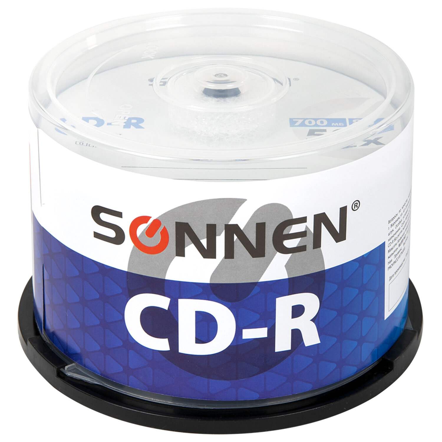 картинка Диски CD-R SONNEN, 50 шт, 52x, сидибокс, 512570 от магазина Альфанит в Кунгуре