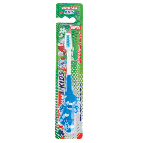 картинка Зубная щетка, мягкая, "Kids", Dr. Clean, ш/к 49468 от магазина Альфанит в Кунгуре