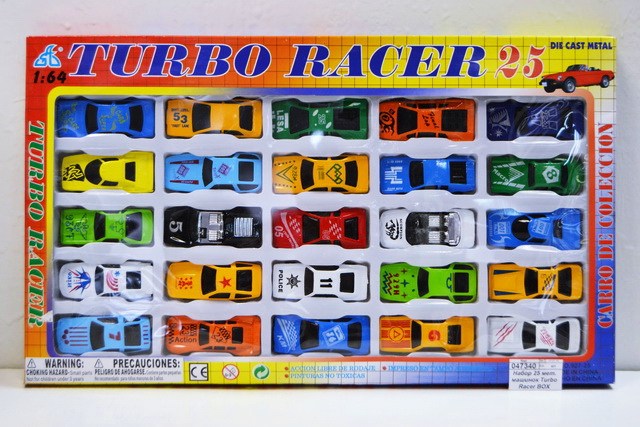 картинка Набор машин, 25 шт, 7*2,5, металл/пластик, ассорти, 1:64, в коробке, "Turbo racer", Die-Cast, 927-25 от магазина Альфанит в Кунгуре