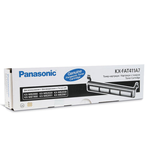 картинка Тонер-картридж Panasonic, Panasonic KX-FAT411A7, оригинальный от магазина Альфанит в Кунгуре