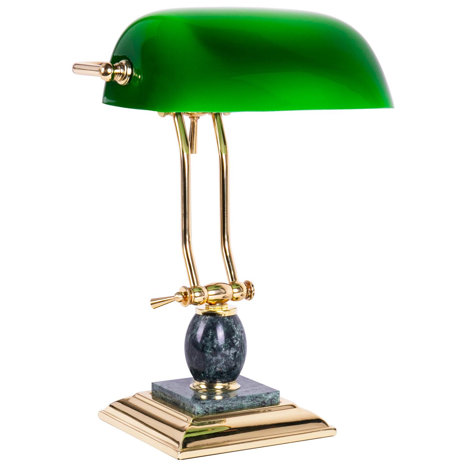 картинка Светильник настольный, 60 Вт, мрамор, зеленый, GALANT, 231488 от магазина Альфанит в Кунгуре