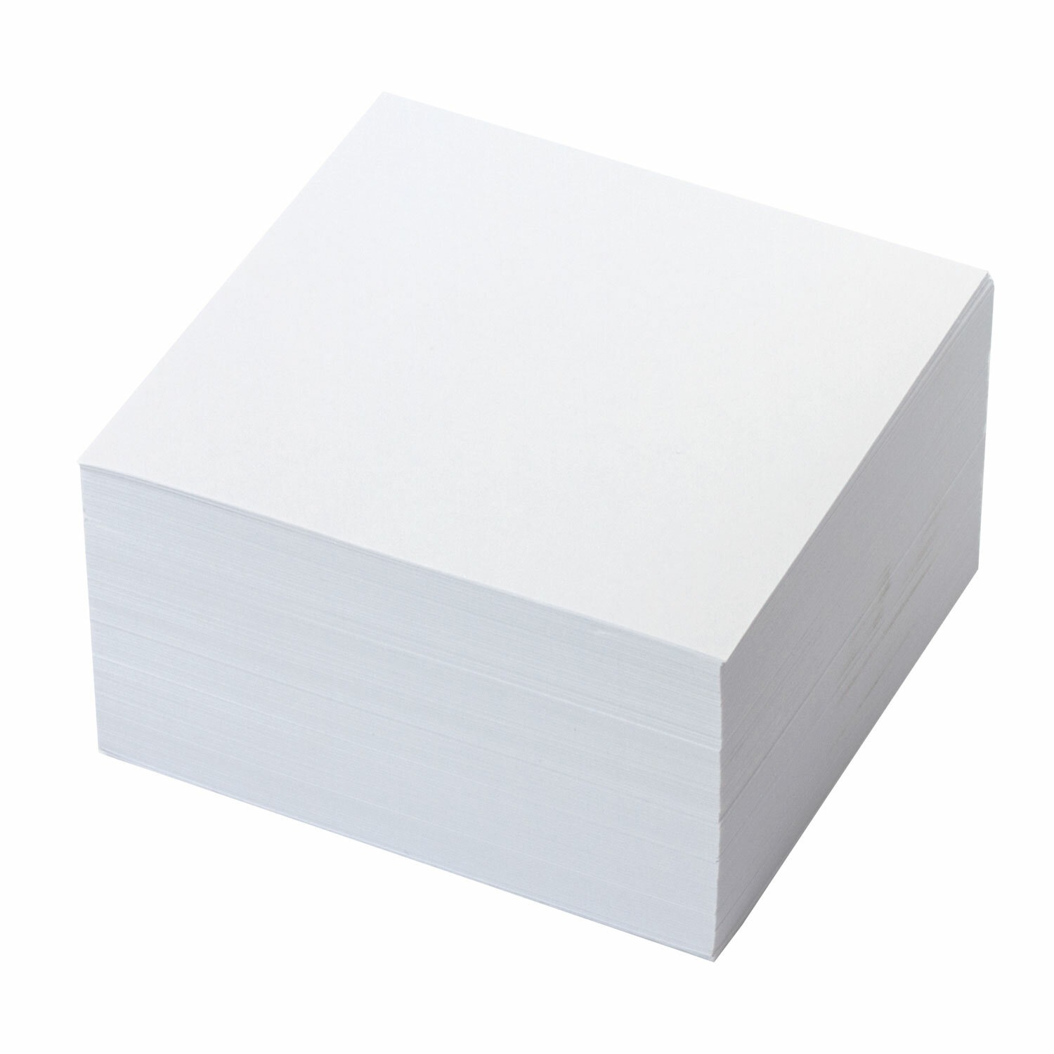 картинка Блок для записи проклеенный, 9*9*5 см, белый, BRAUBERG, 129195 от магазина Альфанит в Кунгуре
