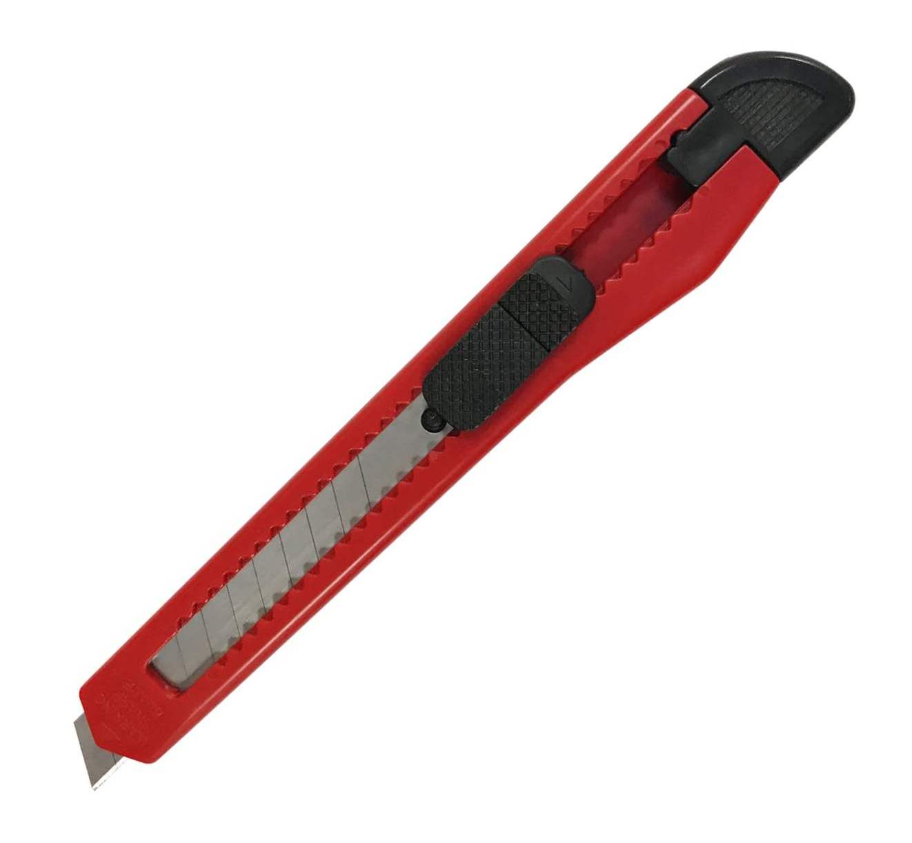 картинка Нож канцелярский 9 мм, красный/черный, DOLCE COSTO, D00153 от магазина Альфанит в Кунгуре