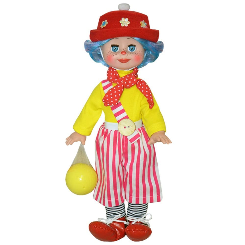 картинка Кукла, 45 см, "Клоун Лева", 18-С-10 от магазина Альфанит в Кунгуре