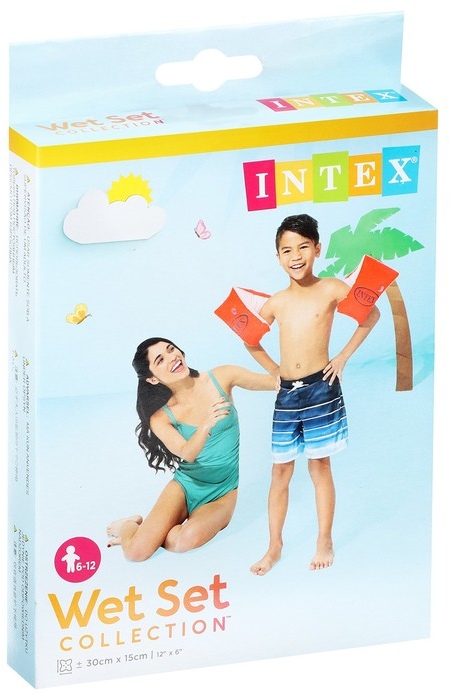 картинка Нарукавники, 30*15 см, 6-12 лет, "DeluxcI", Intex, 58641NP от магазина Альфанит в Кунгуре
