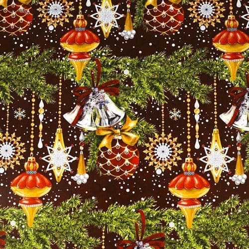 картинка Бумага упаковочная глянцевая 70*100 см, "Роскошного Нового года", 2576265 от магазина Альфанит в Кунгуре