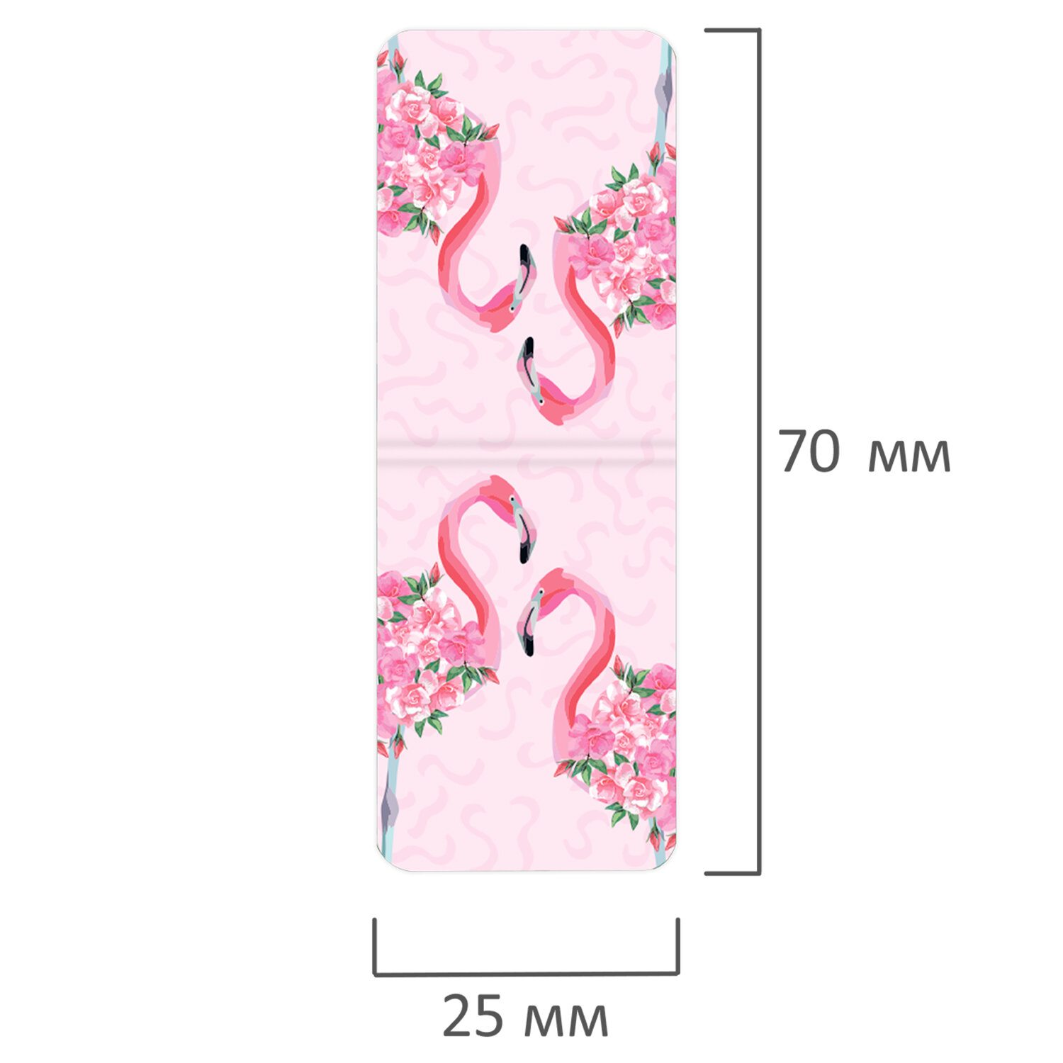 картинка Набор закладок магнитных, 6 шт, 35*25 мм, ассорти, "Flamingo", BRAUBERG, 113165 от магазина Альфанит в Кунгуре