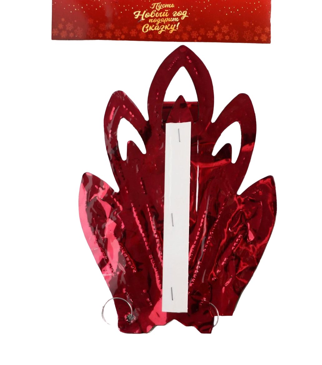картинка Люстра-мишура, 40 см, фольга, ассорти, "Прекрасный цветок", 3555310 от магазина Альфанит в Кунгуре