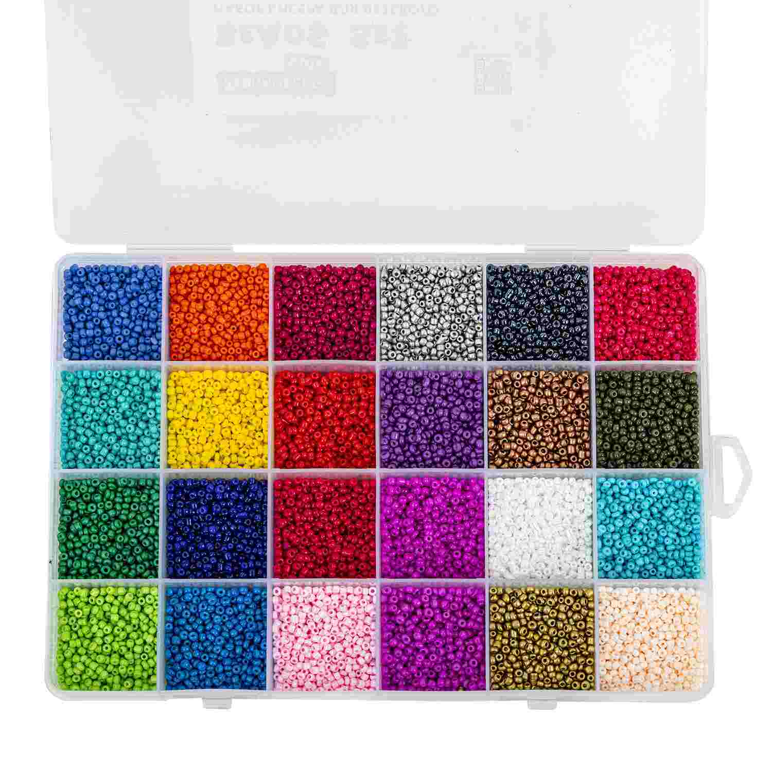 картинка Набор для создания бижутерии, 6000 бусин, 24 вида, нить, "Beads Set", BRAUBERG KIDS, 664696 от магазина Альфанит в Кунгуре