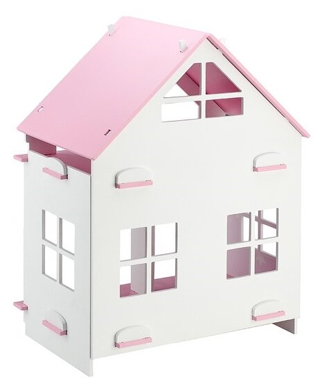 картинка Дом для кукол, 50*42,5*25 см, МДФ, с печатью обоев, "Суфле", ДК10220П от магазина Альфанит в Кунгуре