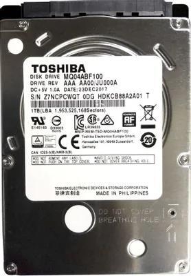 картинка Жесткий диск 1 TB Toshiba, MQ04ABF100, SATA III, 2.5" от магазина Альфанит в Кунгуре