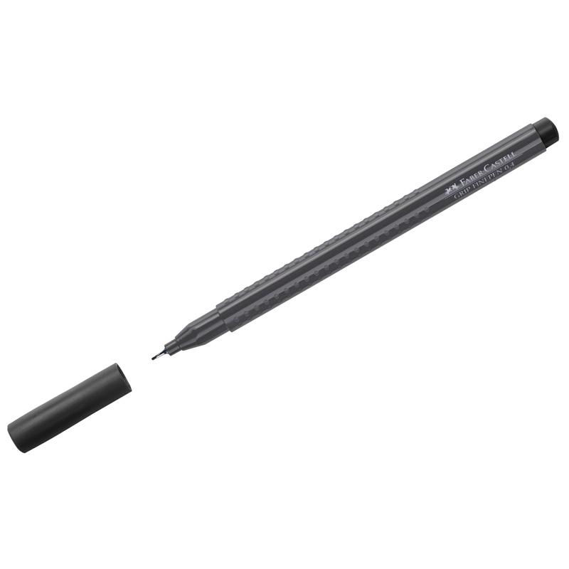 картинка Ручка капиллярная, 0,4 мм, черная, "Grip Finepen", Faber-Castell, 151699 от магазина Альфанит в Кунгуре