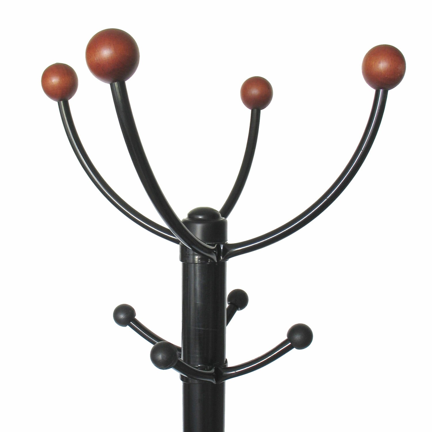 картинка Вешалка-стойка, 1,79 м, металл, черный, 4 крючка, "Квартет-З", Титан, 607716 от магазина Альфанит в Кунгуре