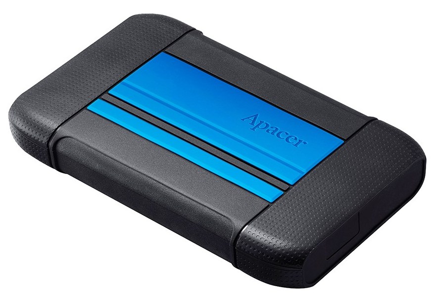 картинка Внешний жесткий диск 1 TB Apacer, AC633, AP1TBAC633U-1, USB 3.2, 2.5", синий/черный от магазина Альфанит в Кунгуре