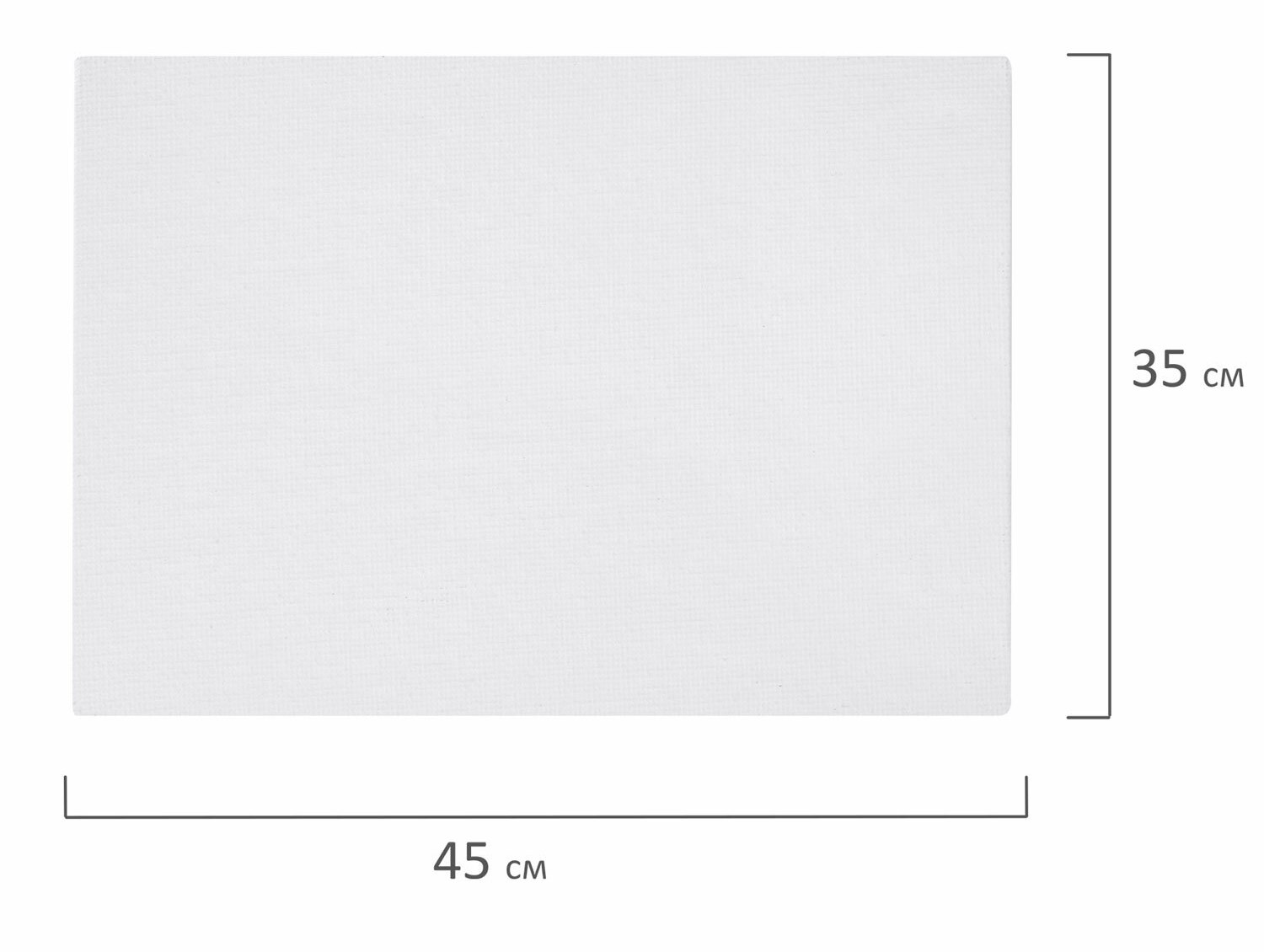 картинка Холст 35*45 см, 280 г/м2, 100% хлопок, на МДФ, грунтованный, BRAUBERG, 192187 от магазина Альфанит в Кунгуре