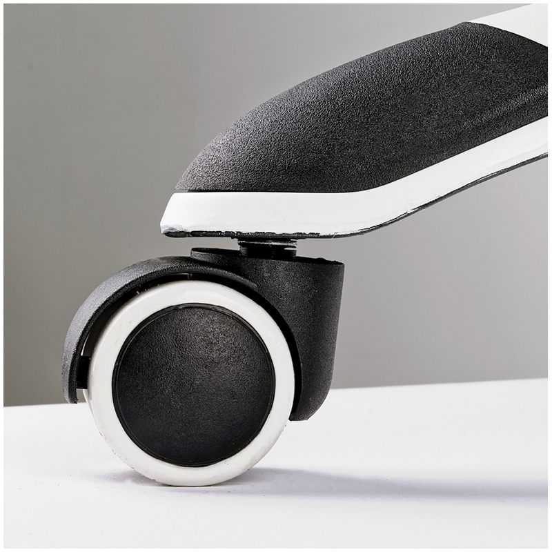 картинка Кресло игровое Helmi "Podium HL-S05", ткань/сетка/экокожа, черный, белый пластик, 274810 от магазина Альфанит в Кунгуре