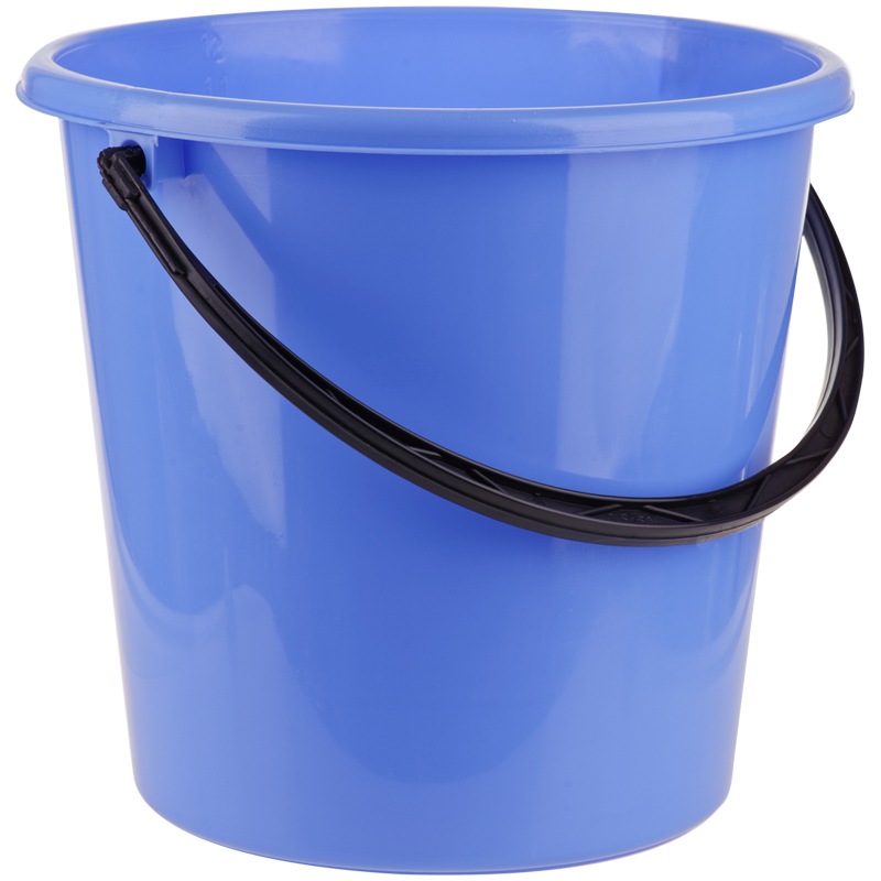 картинка Ведро, 12 л, пластик, голубой, пищевое, мерная шкала, OfficeClean, 299880 от магазина Альфанит в Кунгуре