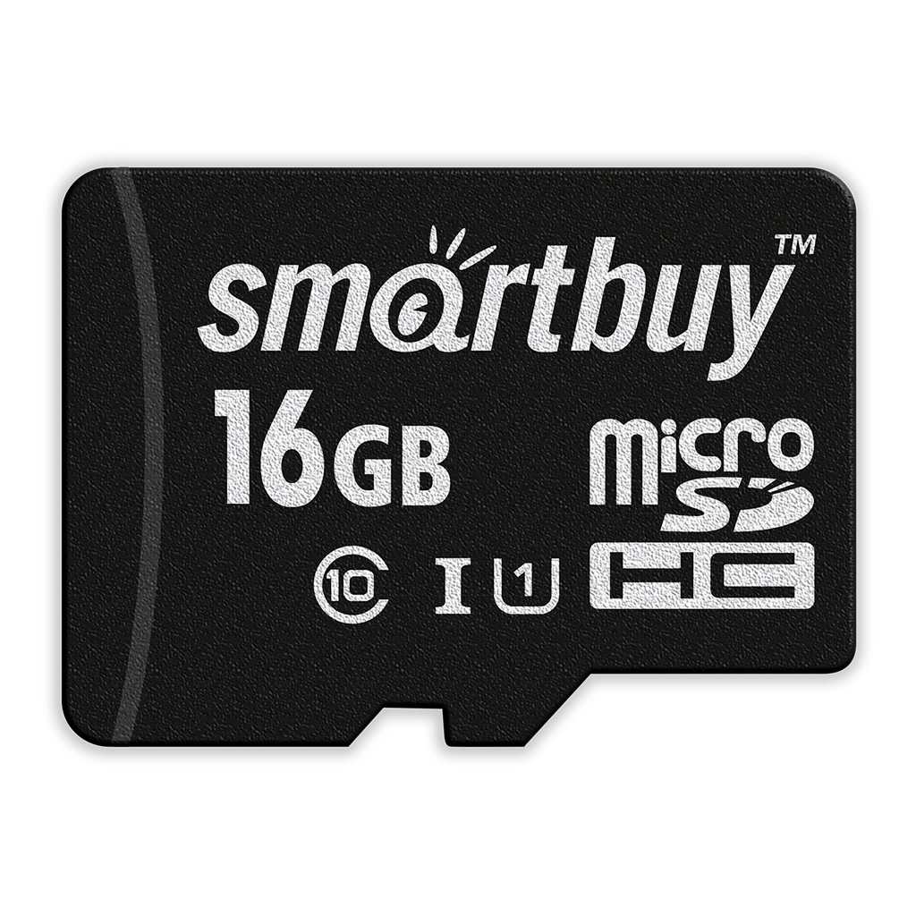 картинка Карта памяти micro-SD SmartBuy 16 GB Class 10, SB16GBSDCL10-00 UHS-I от магазина Альфанит в Кунгуре