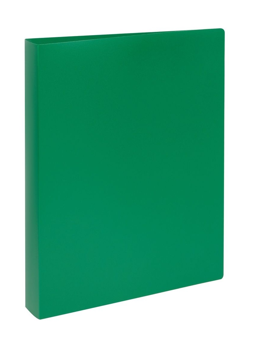 картинка Папка на 2-х кольцах, А5, 400 мкм, корешок 25 мм, пластик, зеленый, Sponsor, SRB02/ASS/05 от магазина Альфанит в Кунгуре