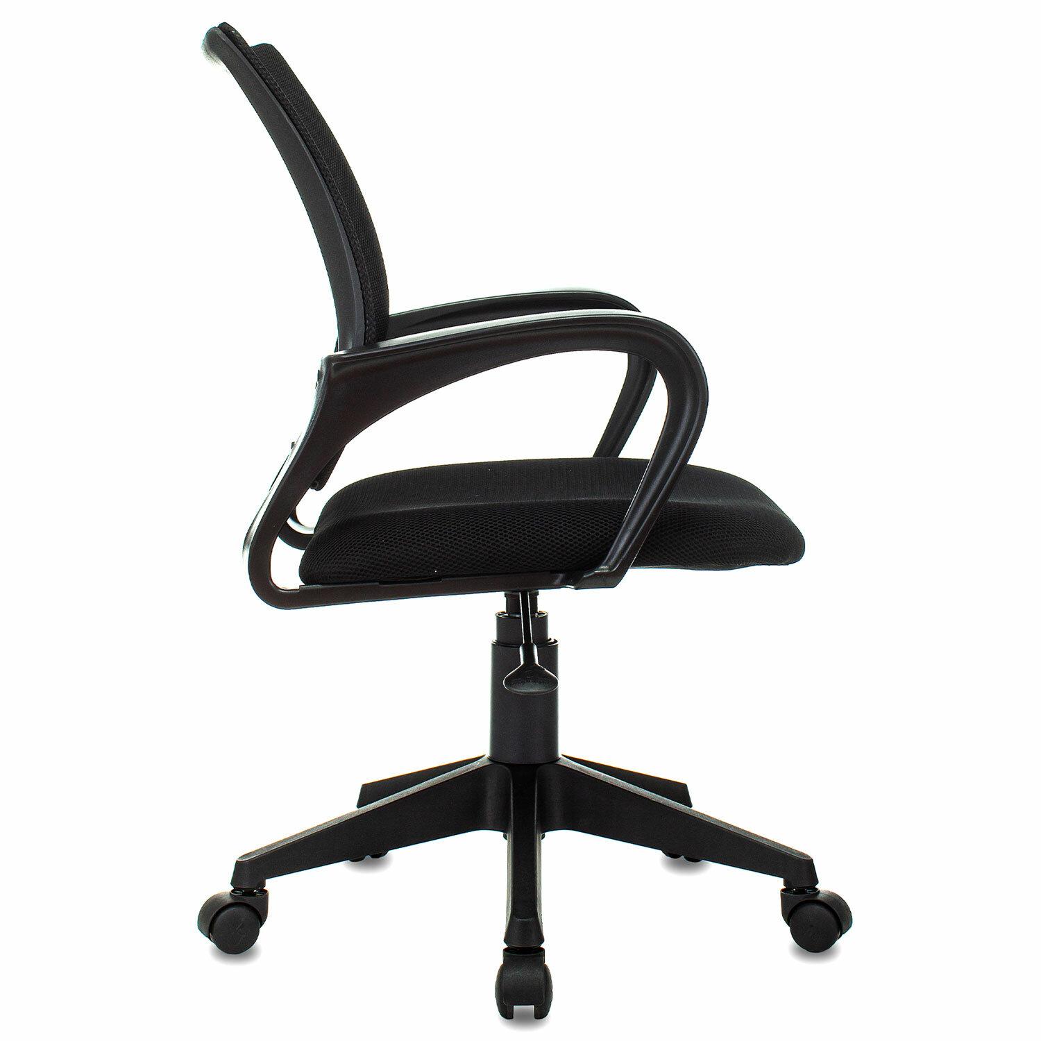 картинка Кресло офисное BRABIX "Fly MG-396", до 120 кг, сетка, черный, с подлокотниками, 532083 от магазина Альфанит в Кунгуре