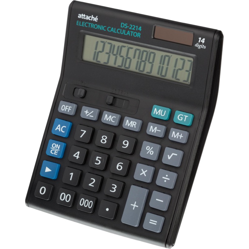 картинка Калькулятор настольный, 14 разрядов, двойное питание, "Economy", Attache, 974206 от магазина Альфанит в Кунгуре