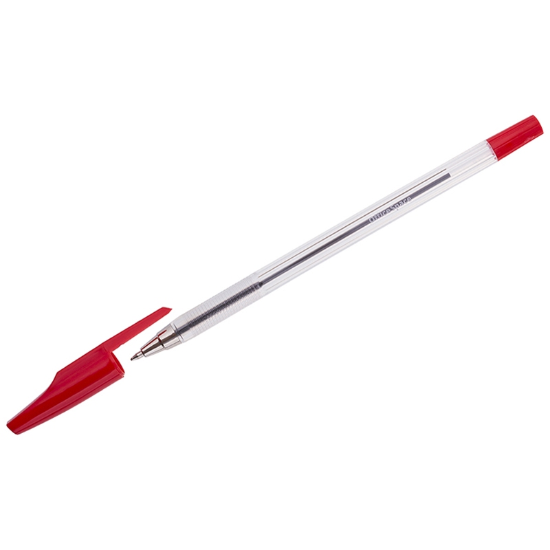 картинка Ручка шариковая, 0,7 мм, красная, корп. прозрачный, OfficeSpace, BP927RD_1266 от магазина Альфанит в Кунгуре