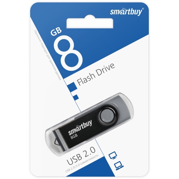 картинка Флеш-диск SmartBuy 16 GB, Twist, синий, SB016GB2TWB от магазина Альфанит в Кунгуре