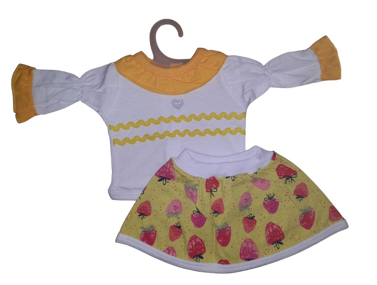 картинка Одежда для куклы, 43 см, блуза, юбкой, Весна, 102 от магазина Альфанит в Кунгуре