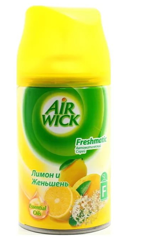 картинка Освежитель воздуха, 250 мл, сменный баллон, "Женьшень и лимон", AIRWICK от магазина Альфанит в Кунгуре