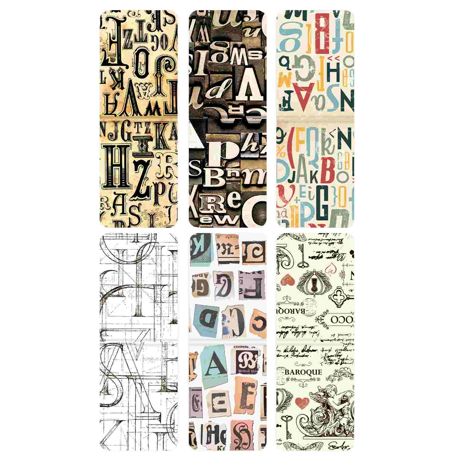 картинка Набор закладок магнитных, 6 шт, 35*25 мм, ассорти, "Letters", BRAUBERG, 113166 от магазина Альфанит в Кунгуре