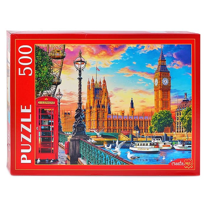 картинка Пазл 500 эл., "Лондон. Вестиминистерский дворец", Рыжий кот, Ф500-2180 от магазина Альфанит в Кунгуре