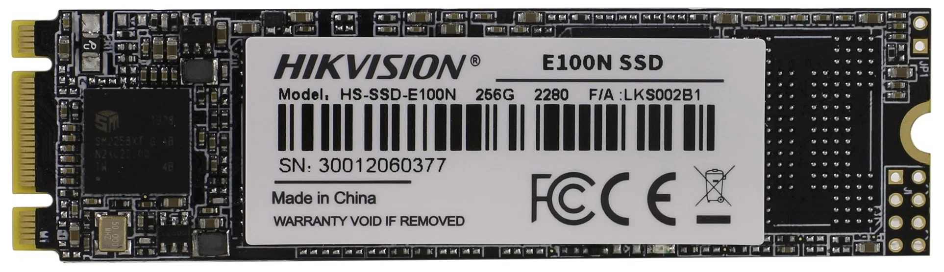 картинка Накопитель SSD 256 GB HikVision, E100N, HS-SSD-E100N/256G, M.2 от магазина Альфанит в Кунгуре