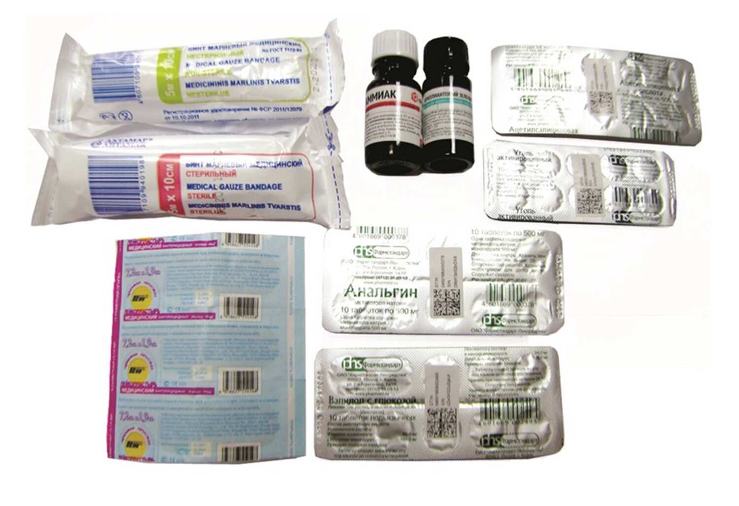 картинка Аптечка первой помощи работникам ФЭСТ, футляр полистирол, № 6, 607672 от магазина Альфанит в Кунгуре