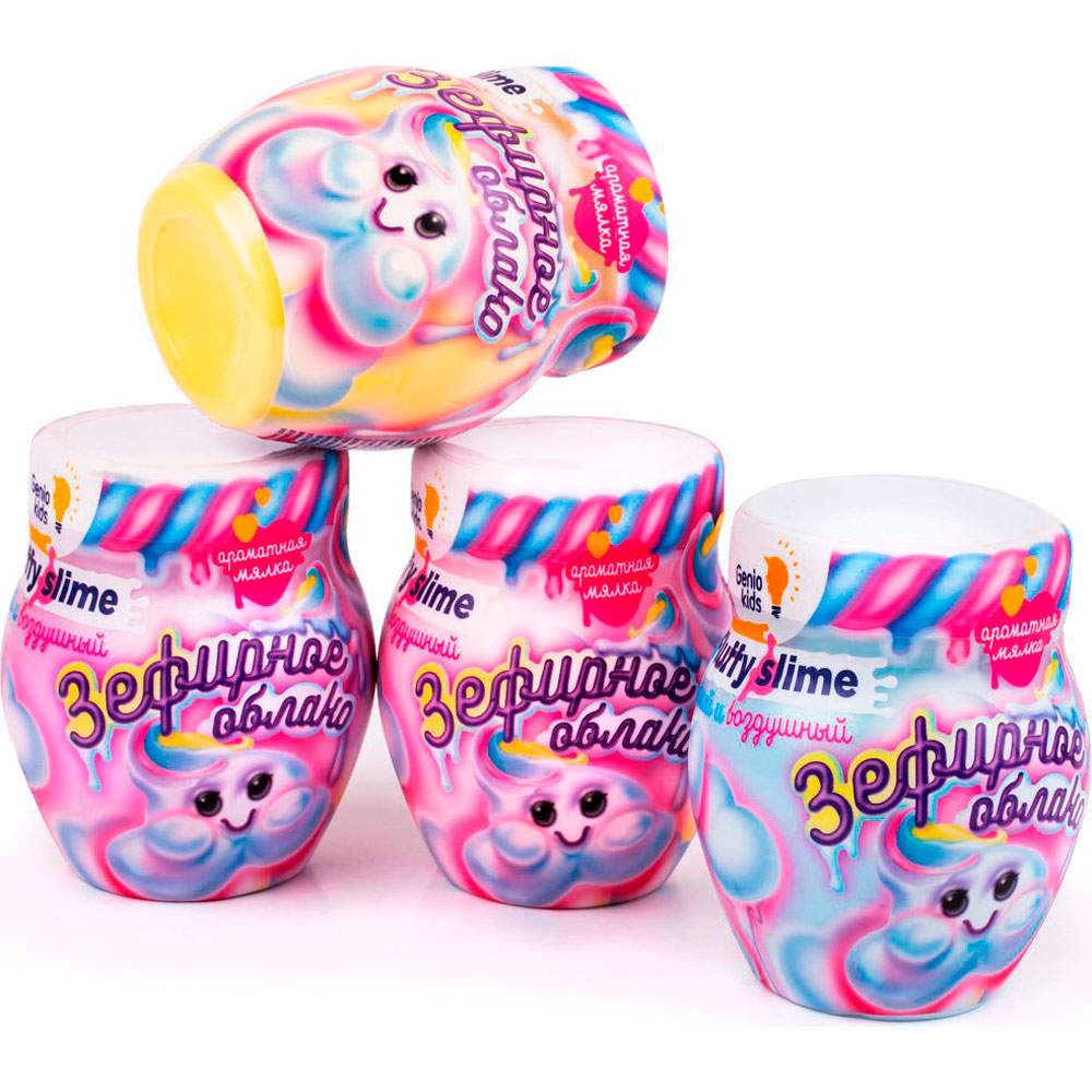 картинка Слайм, ассорти, в банке, "Мялка-жмялка", Genio Kids, SLI12, 10331871 от магазина Альфанит в Кунгуре
