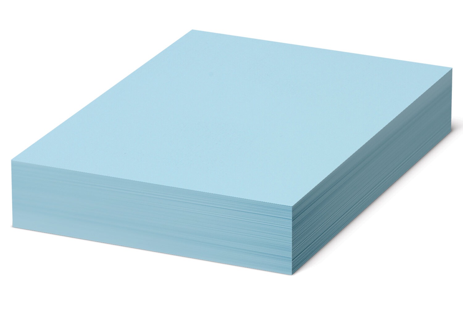 картинка Бумага офисная цветная, А4, 500 л, 1 цв, 80 г/м2, голубая пастель, BRAUBERG, 115218 от магазина Альфанит в Кунгуре