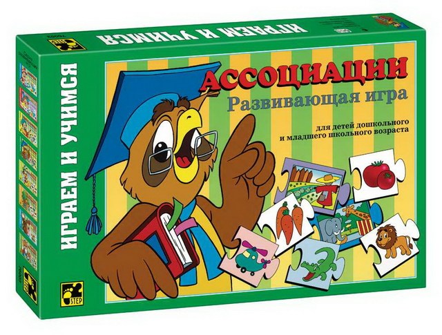 картинка Игра настольная обучающая, "Ассоциации", StepPuzzle, 76003 от магазина Альфанит в Кунгуре
