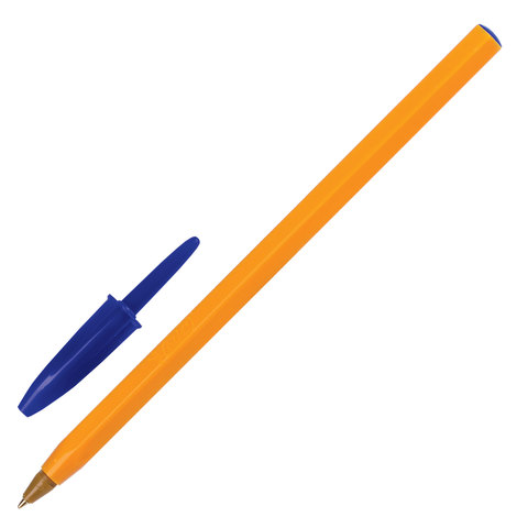 картинка Ручка шариковая, 0,8 мм, синяя, корп. оранжевый, "Orange", Bic, 8099221 от магазина Альфанит в Кунгуре