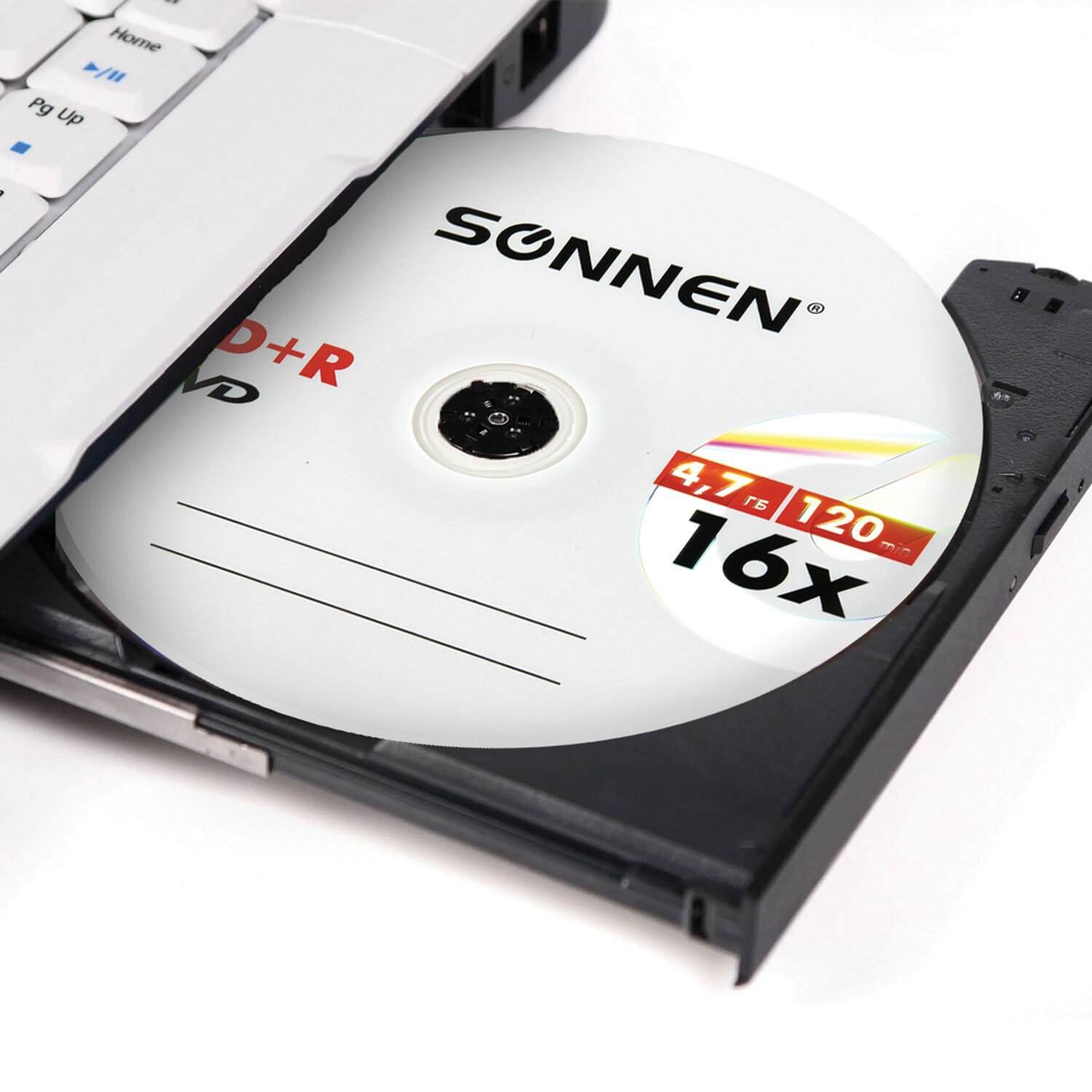 картинка Диски DVD+R SONNEN, 25 шт, 4,7 Gb, 16x, упаковка на шпиле, 513532 от магазина Альфанит в Кунгуре