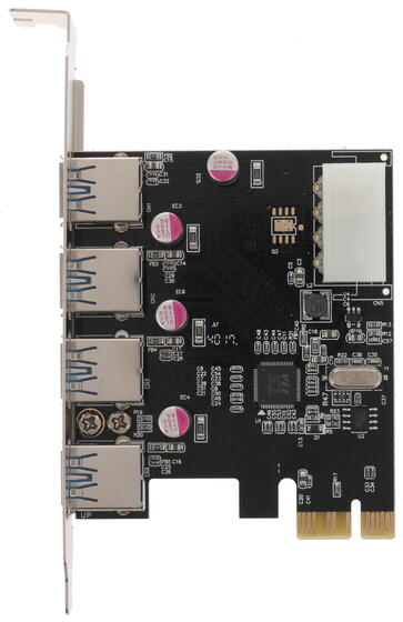 картинка Контроллер PCI->USB 3.0х4, WT-PU3 от магазина Альфанит в Кунгуре