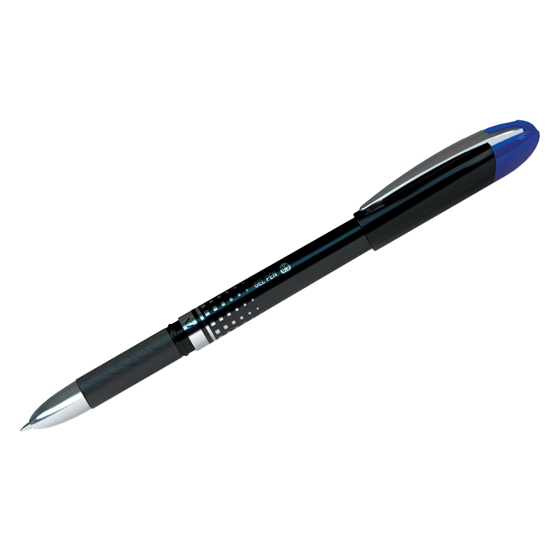картинка Ручка гелевая, 0,5 мм, синяя, корп. черный, грип, "XP", Berlingo, KS2712 от магазина Альфанит в Кунгуре